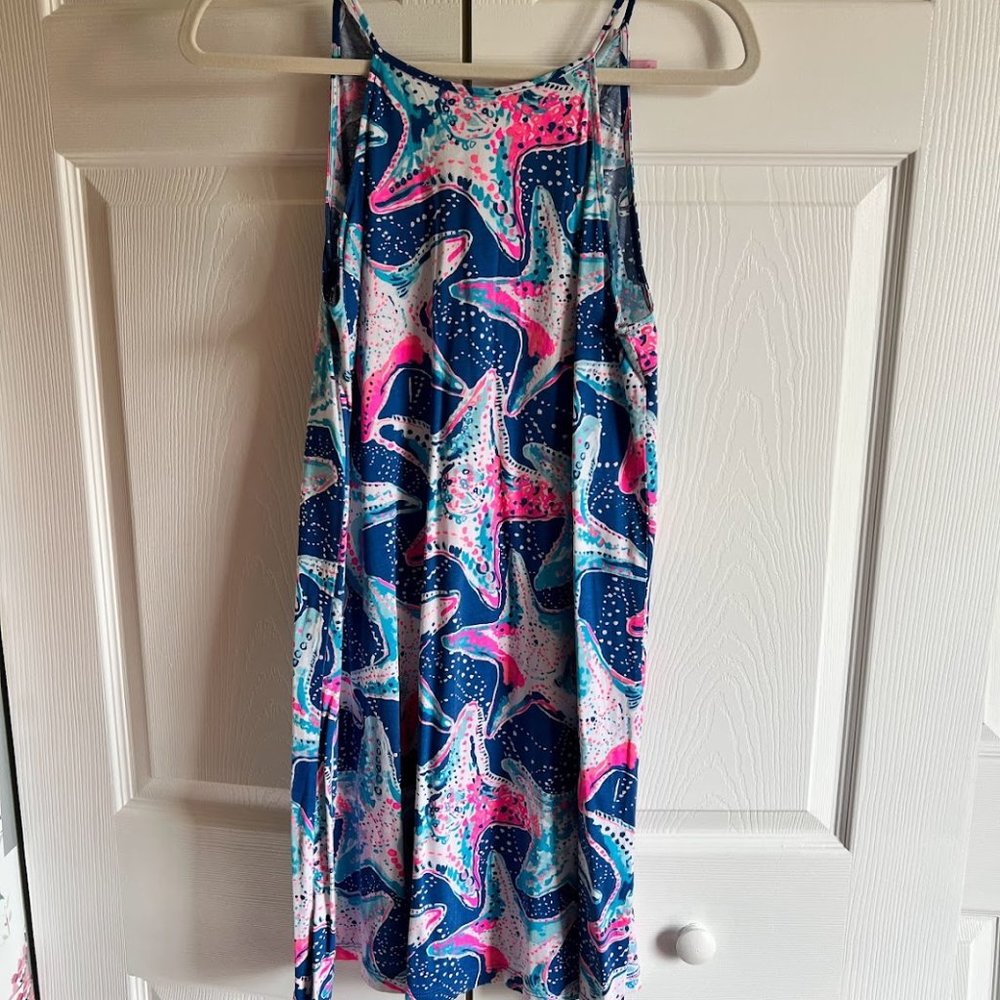 Lilly Pulitzer Tassle-Tie Starfish Dress
